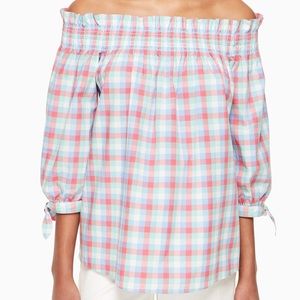Madras Off Shoulder Top